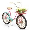 Boyle Metal Bicycle Ornament Home Decor Handmade W/ Flower Basket 31cm