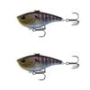 2x 13 Fishing 2.5 Inch El Diablo Vibe Lipless Crank Lures - Rusty Bream