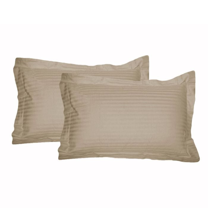 Accessorize 325TC Pair of Tailored Standard Pillowcases 48 cm x 73 cm Linen