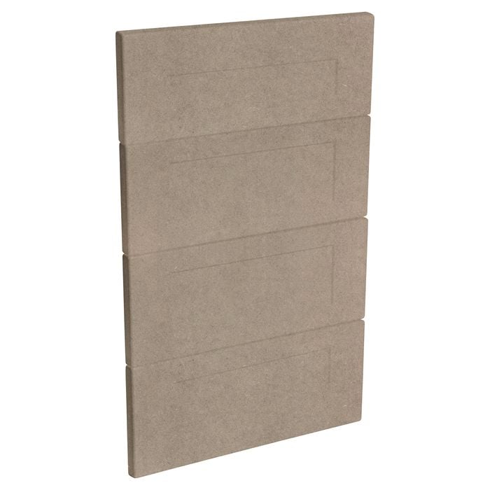 Kaboodle 450mm Raw Board Alpine 4 Drawer Panels