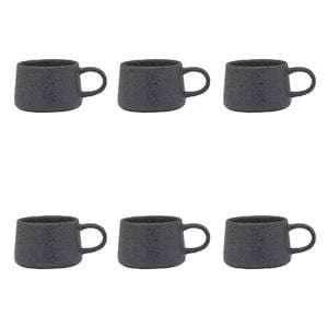 6PK Ecology Ottawa Stoneware Mug Tableware 365ml - Stone