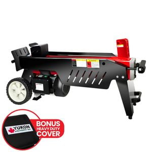 Yukon 7 Tonne 2000W Electric Hydraulic Log Splitter Wood Cutter with Side Protectors