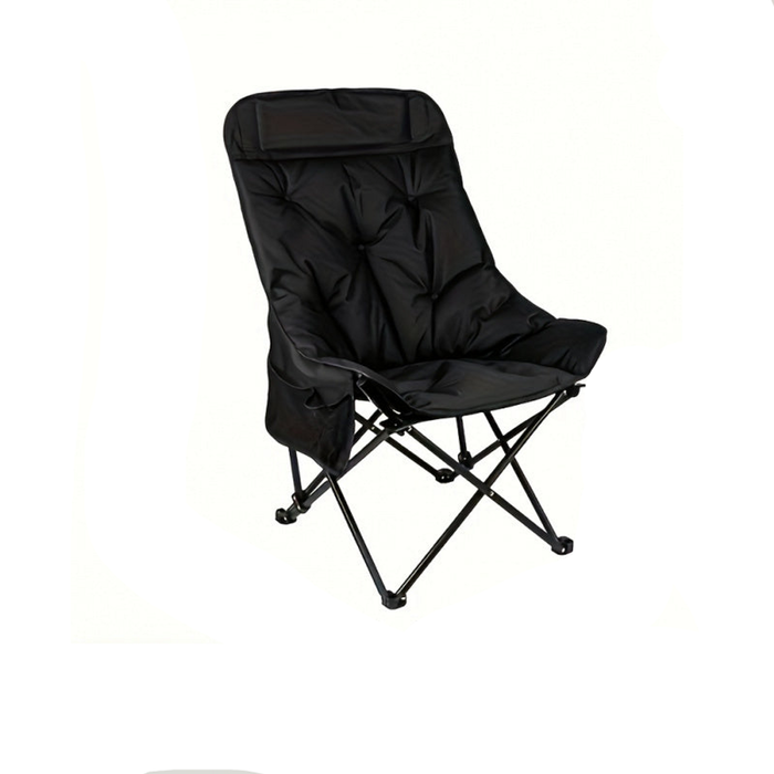 Outdoor Moon Chair Foldable High-back Camping Chair, Thickened & Lightweight