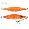 Black Magic Flipper Jig 150g Slow Pitch Fishing Jig Fiery Tiger