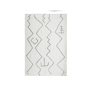 Smart Home Products 160 x 230cm Ivory Bristol Dhurry Wool Floor Rug