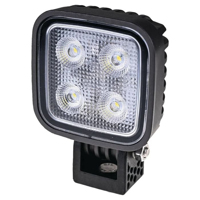 OEX LED Work Light (Square, 12W, 1300lm, 12–24V, IP69K)