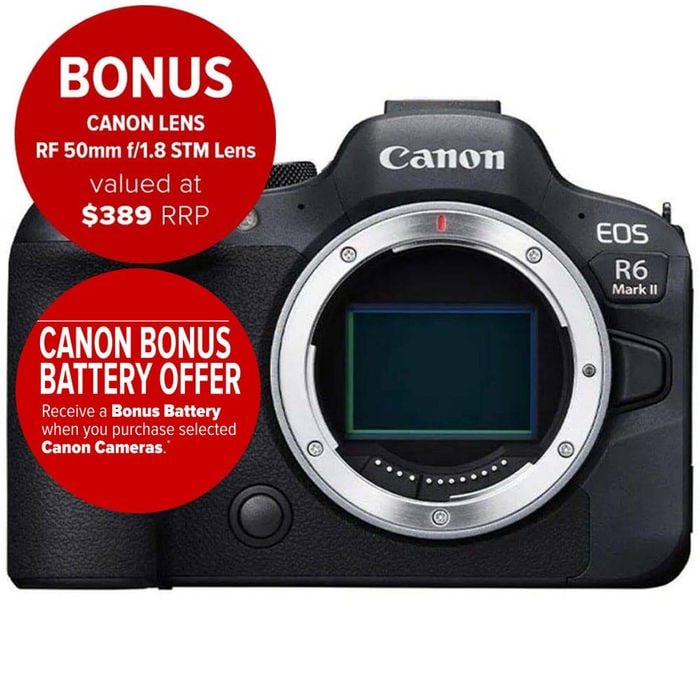Canon Eos R6 Mark Ii Mirrorless Camera - Body Only