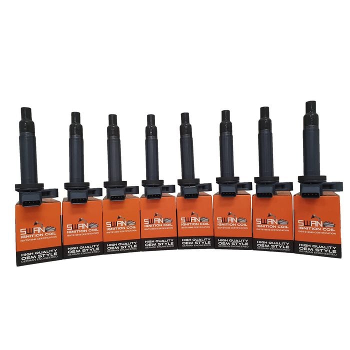 8-Pack SWAN Ignition Coils for Toyota Landcruiser (4.7L) & Soarer (4.3L)