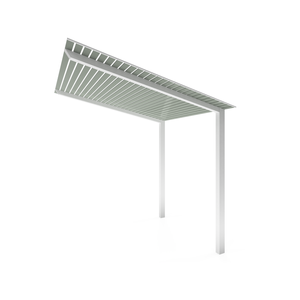 Exterior Life 6.0m Hollywood Pearl White/Woodland Grey Pergola