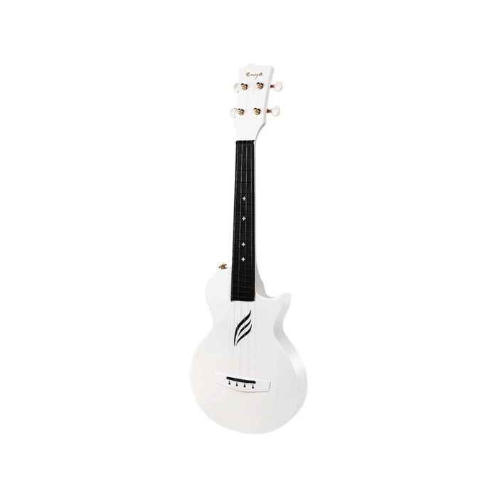 Enya Nova U Carbon Concert Ukulele - White