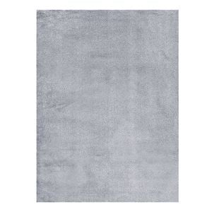 Urban Style Plush Rabbit Fur Rug – Silver | 160 X 240cm
