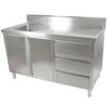 Modular Systems Cabinet With Left Sink Sc-7-1500l-h