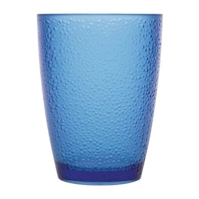 Olympia Tumbler Kristallon Polycarbonate Pebbled Blue 275ml 6 Pack Commercial Drinkware