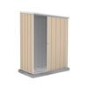 Absco Sheds 1.52 x 0.78 x 1.95m Classic Cream Ezislider Single Sliding Door Garden Shed