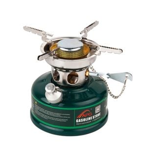 Camping Gasoline Oil Stove With Silencer Green