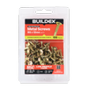 Buildex 8G x 12mm Gold Passivated Sheet Metal Screws - 100 Pack
