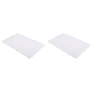 2PK Appetito Pe Cutting Board Home Kitchen Cooking 25x40cm - White