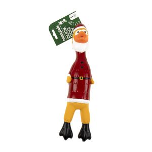 Happy Tails Christmas Squeaky Duck Dog Toy