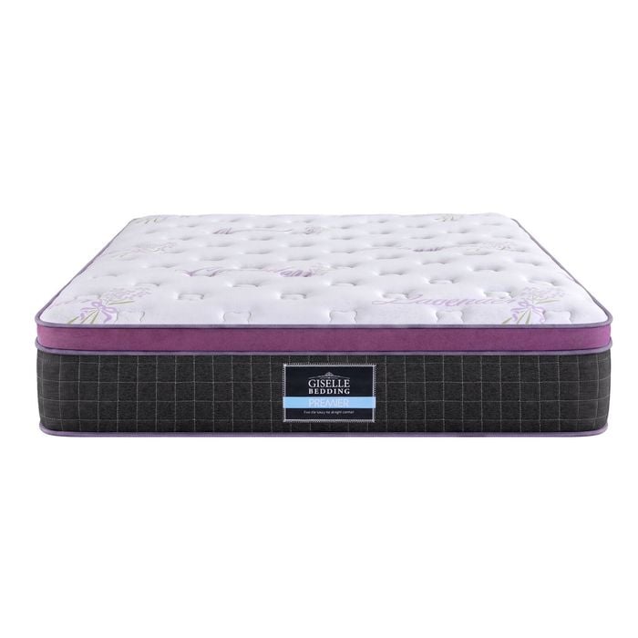 Giselle King Euro Top Mattress Firm Pocket Spring Edge Support