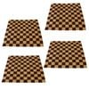 Choice Set of 4 Bamboo Chair Seats 38 cm x 38 cm