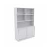 Olg Ekosystem Credenza White With Hutch W720mm X D400mm X H1200mm