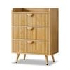 Alfordson 3 Chest Of Drawers Modern Storage Cabinet Dresser Tallboy Wood