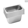 SOGA 6X 1/3 GN Pans Stainless Steel 15cm Deep
