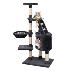 i.Pet Cat Multi Level 120cm Scratching Post Tower