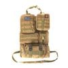 Catzon Tactical Car Seat Back Storage Bag 5 Detachable Pockets-khaki