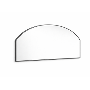 Barelli 600x1200mm Signature High Specification Luce Arch Framed Mirror Gun Metal Grey