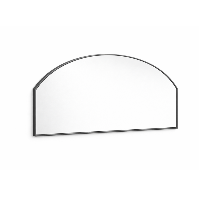 Barelli 600x1200mm Signature High Specification Luce Arch Framed Mirror Gun Metal Grey