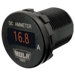 Hulk OLED Display Vehicle DC Ammeter 12-24V Amber Illumination