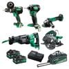 HiKOKI 36V 5 Piece Brushless Combo Pack Kc36D5P3(HRZ)