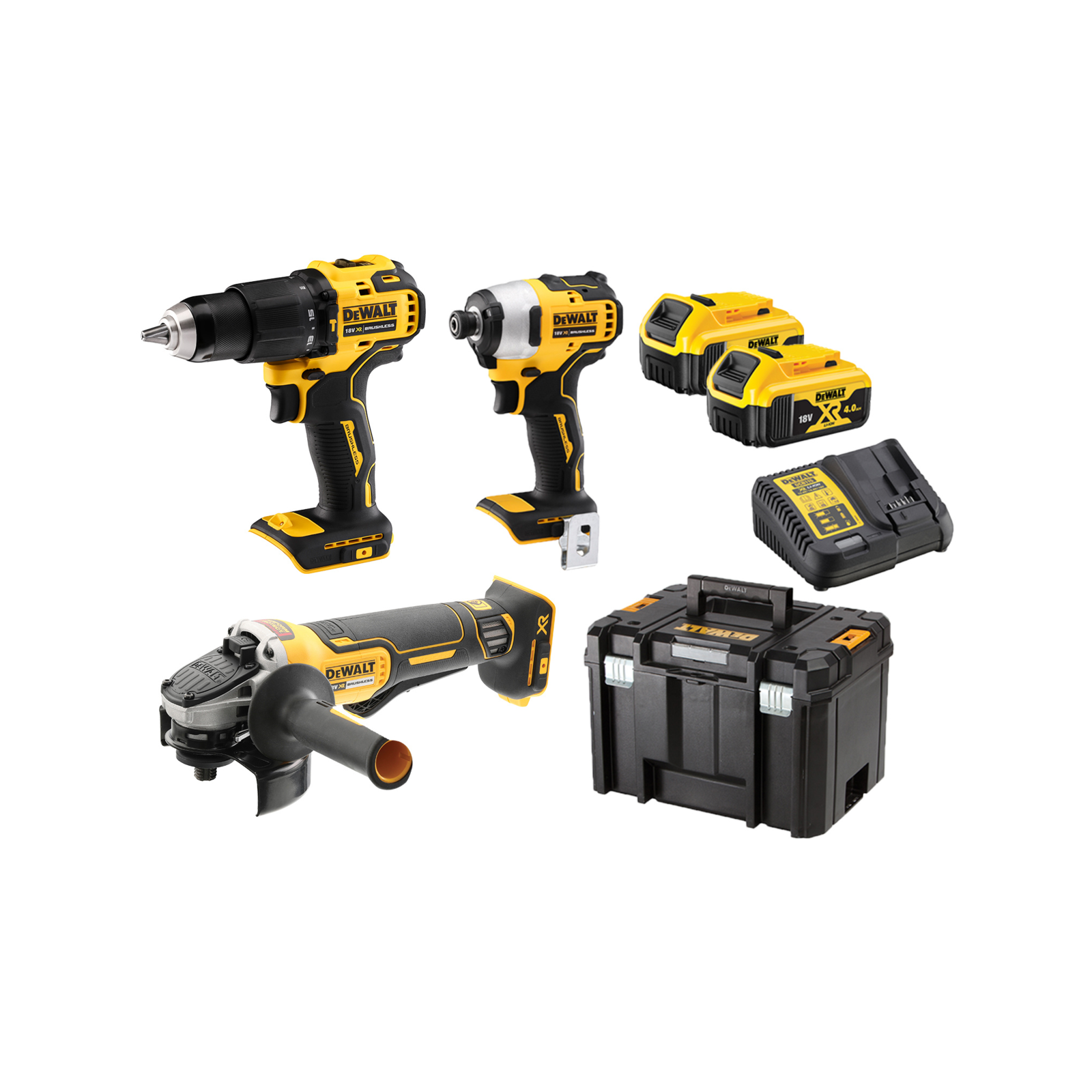 DeWALT 18V 4.0Ah XR ATOMIC 3 Piece Combination Kit DCZ300M2T-XE product image