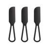 3pc Orson Stainless Steel 14cm Spreader Knife Set - Black