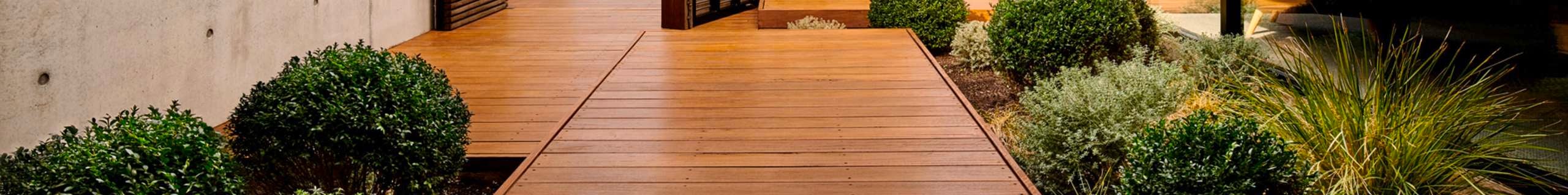 a freshly oiled deck