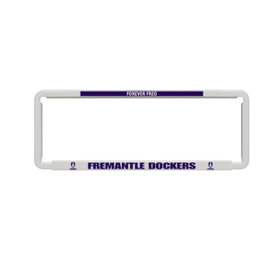 1x OFFICIAL AFL FREMANTLE DOCKERS Car Number Plate Frame Cover Surround