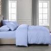 Royal Comfort 2000tc 6 Piece Bamboo Sheet & Quilt Cover Set Light Blue King