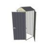 Build-a-Shed 0.8 x 0.8 x 2.1m Gable Single Hinged Door Shed with Single Hinged Side Door - Grey