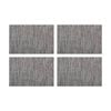 4pk Maxwell & Williams Table Accents Lurex Placemat 45x30cm Grey Stripe