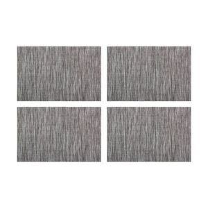 4pk Maxwell & Williams Table Accents Lurex Placemat 45x30cm Grey Stripe