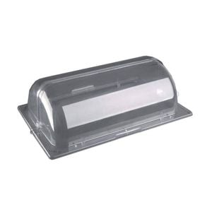 Olympia Polycarbonate Rolltop Cover Gn 1/1 Clear Gastronorm Dish Lid 535x335x165mm Commercial Buffet Food Display
