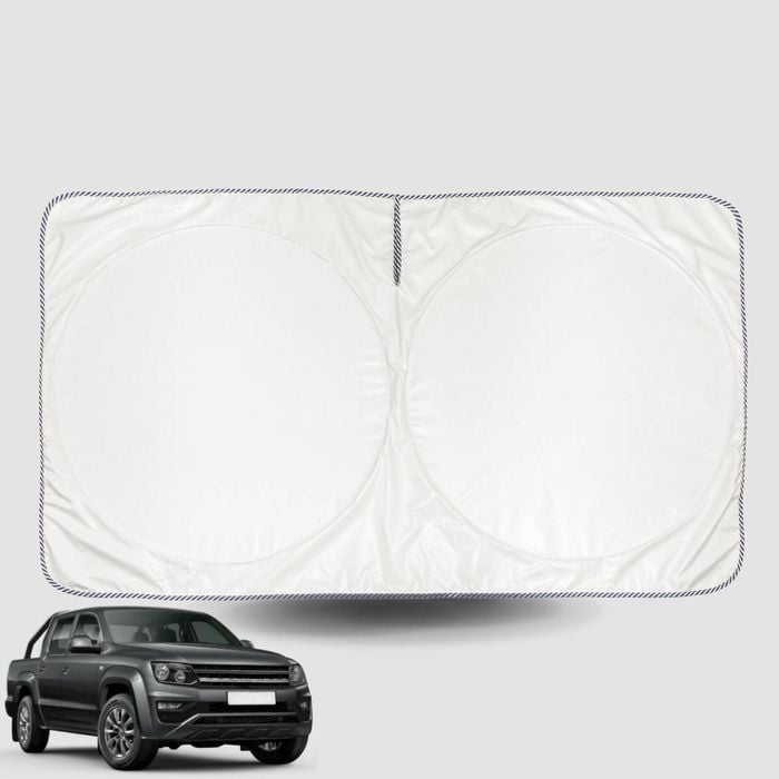 Windscreen Sun Shade for VolksWagen® Amarok Dual Cab 2010-2022 Universal Fit Window Visor UV Block