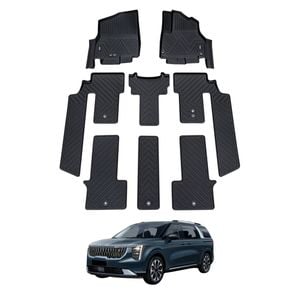AUSGO 3-Row Set Car Floor Mats for KIA Carnival KA4 Series Hybrid 2024-Onwards Floor Liners