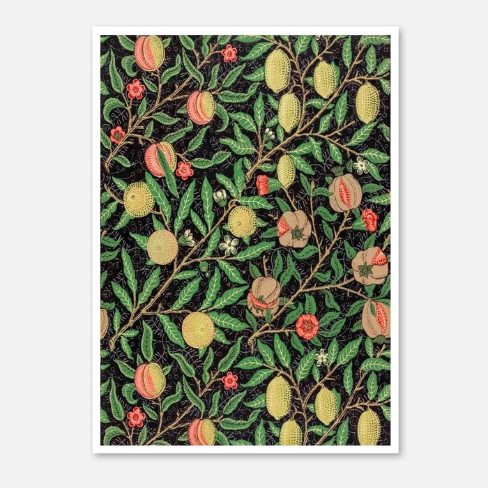 Galrie William Morris Fruit Garden Classic Floral Art Print for Home Decor, Poster Only, A2 42 x 60cm (16 x 24inch)