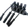 Ignition Coil Pack & Leads for Fiat 500 Pop 500C (1.2L)