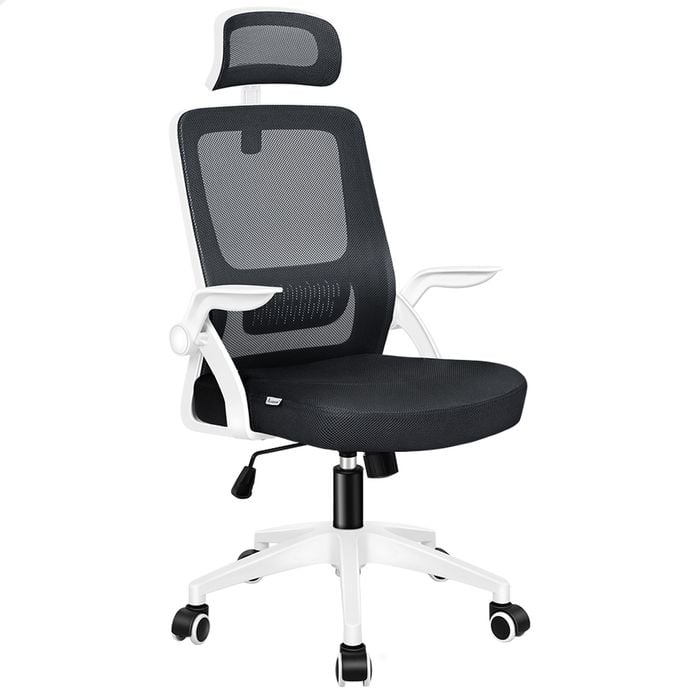 ALFORDSON Office Desk Chair Mesh Black White