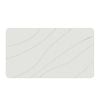 Hard Diatomite Stone Bath/Shower Mat Quick Dry Anti Slip - Off White Wave Lines (76x42cm) - Multicoloured | Diatomite | Bath Mat
