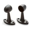 Sandleford 25mm Black Rod Fitting Pillar End - 2 Pack