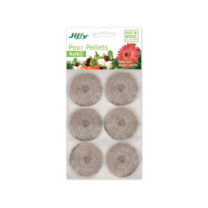 Mr Fothergill's 36mm Jiffy Peat Pellets - 6 Pack